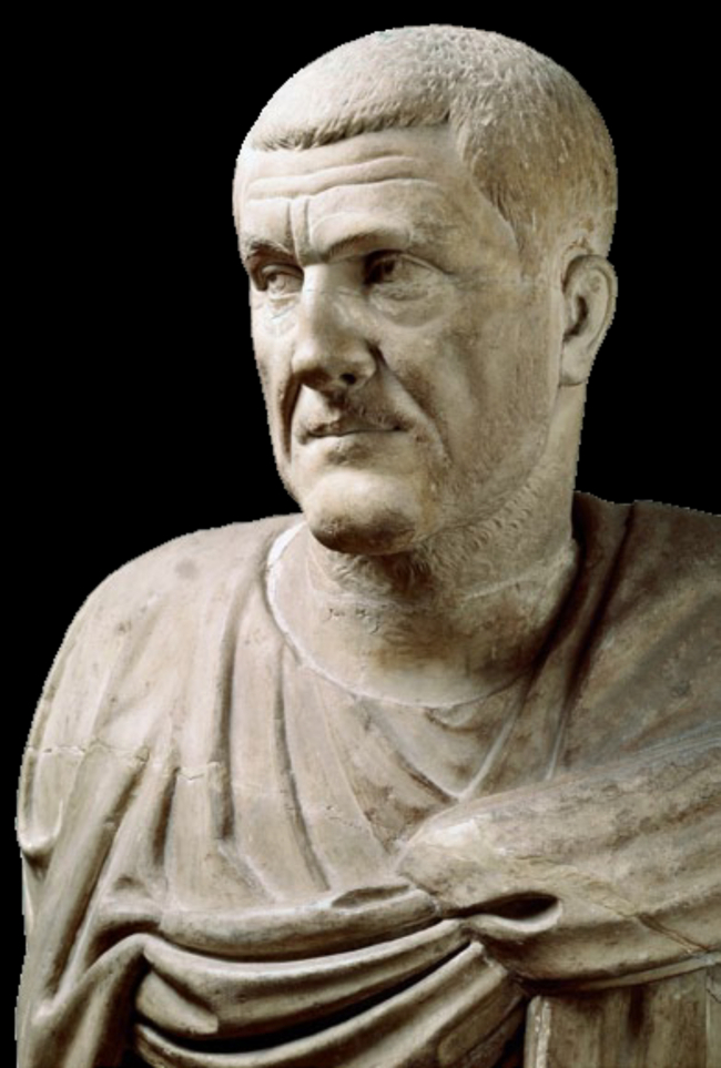 Maximino el Tracio, veterano general de ascendencia goda, fue el primer emperador romano bárbaro. Foto: Prisma