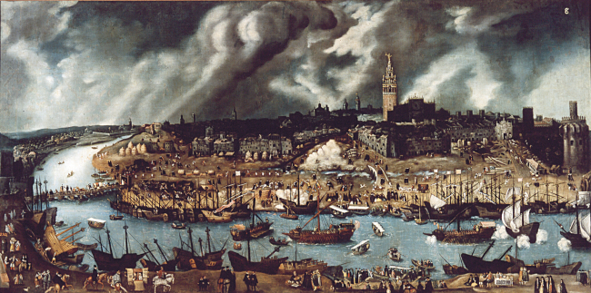 Vista de Sevilla en el siglo XVI