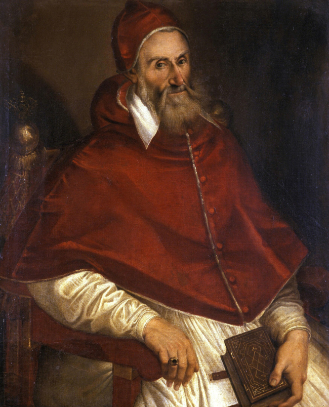 Retrato del papa Gregorio XIII atribuido a Bartolomeo Passerotti